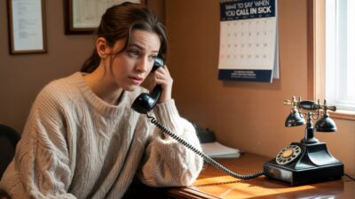 What to Say When You Call in Sick