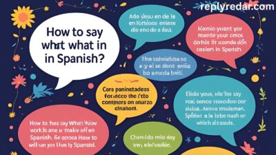 How to Say What in Spanish in