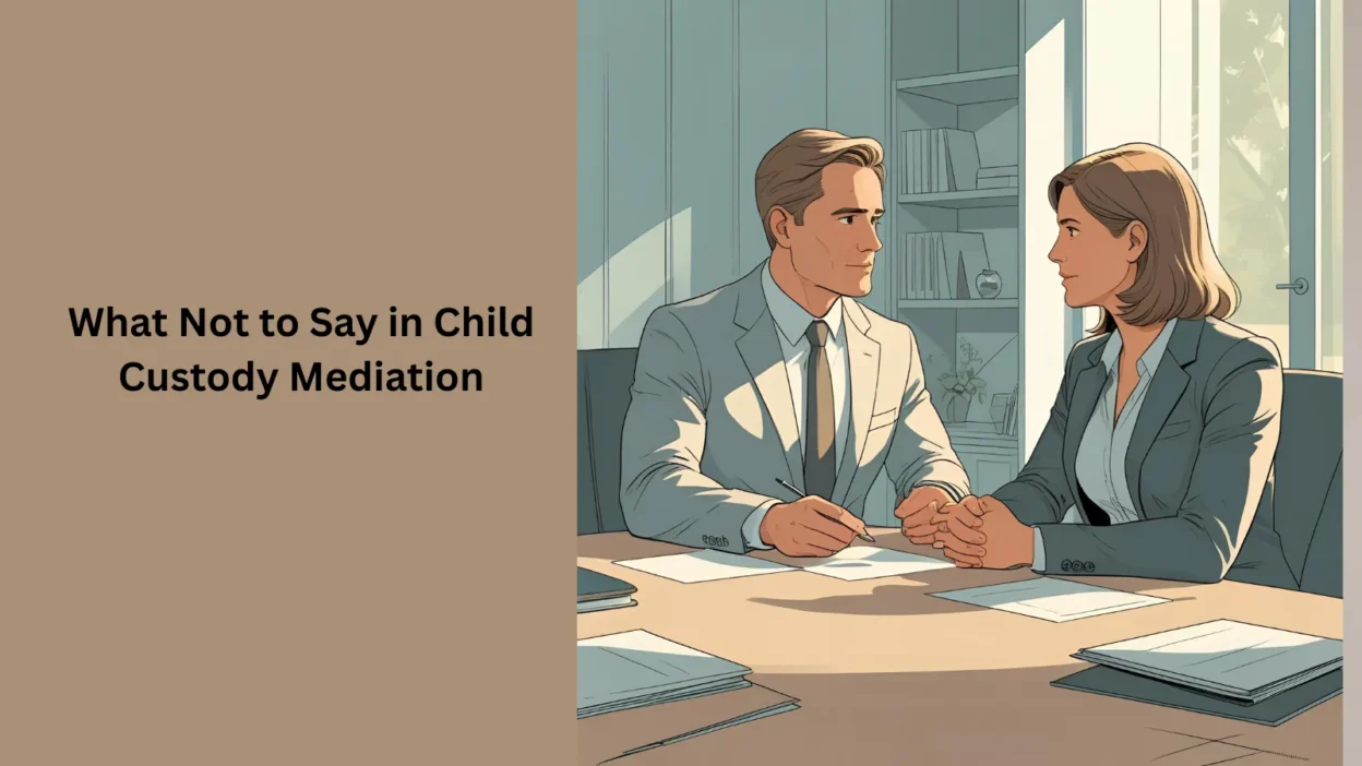 What Not to Say in Child Custody Mediation
