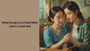 What to Say to a Friend Who Lost a Loved One