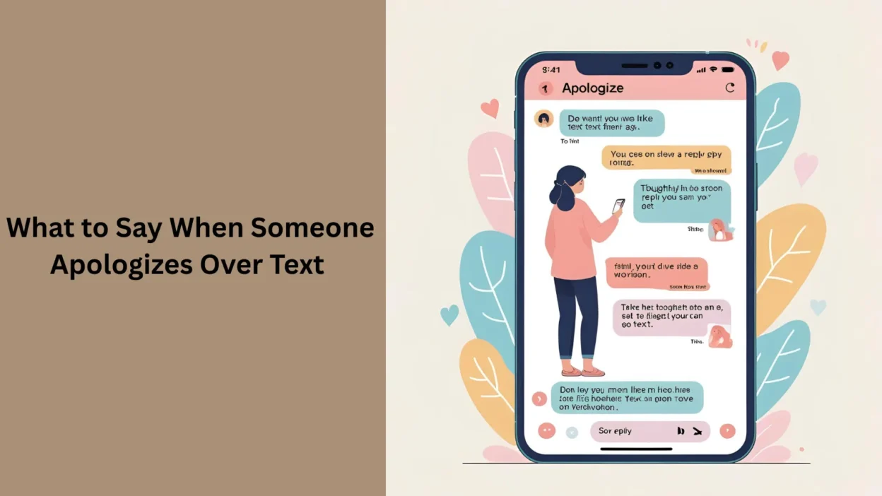 What to Say When Someone Apologizes Over Text
