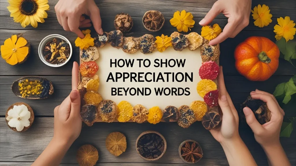 How to Show Appreciation Beyond Words