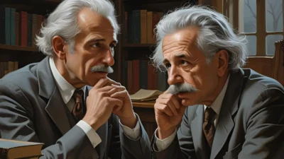 What Did Oppenheimer Say to Einstein
